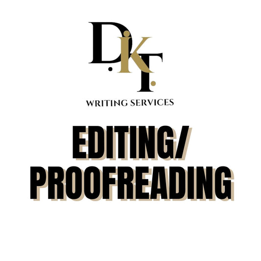Editing /                                                                                                                                                 Proofreading